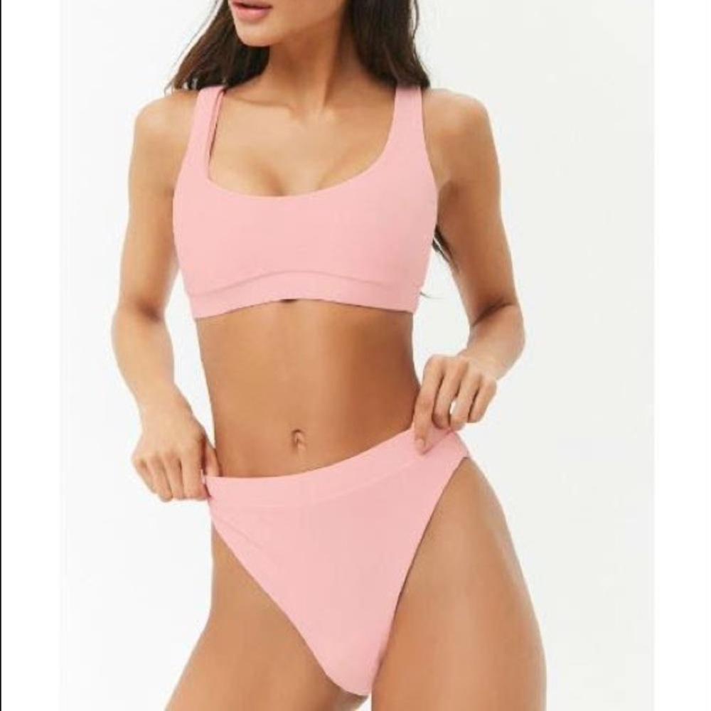 Baby pink sporty Bikini